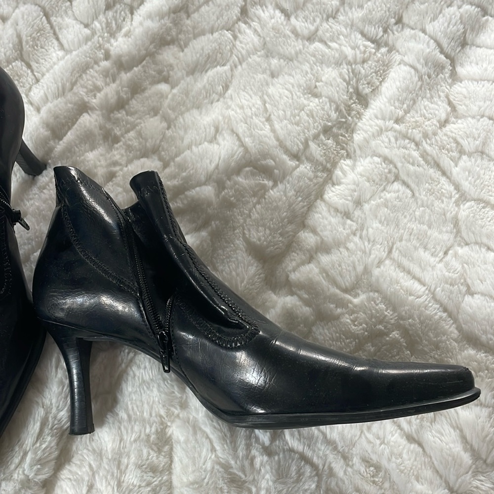 Franco Sarto black booties size 6.5